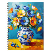 Beautiful Vase of Flowers  Notitieboek (Voorkant)