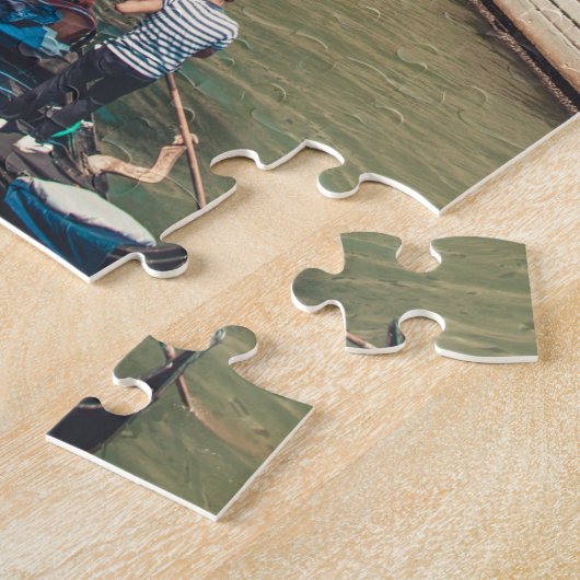 Beautiful Venice with Gondola Scene Legpuzzel (Zijkant)