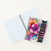 Beautiful Vibrant Floral Explosion Notitieboek (Binnen)