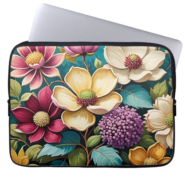 Beautiful Vibrant Flower Art IPhone case (Voorkant)