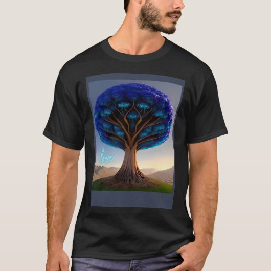 Beautiful Vibrant Tree Nature s Beauty  5 T-shirt (Voorkant)