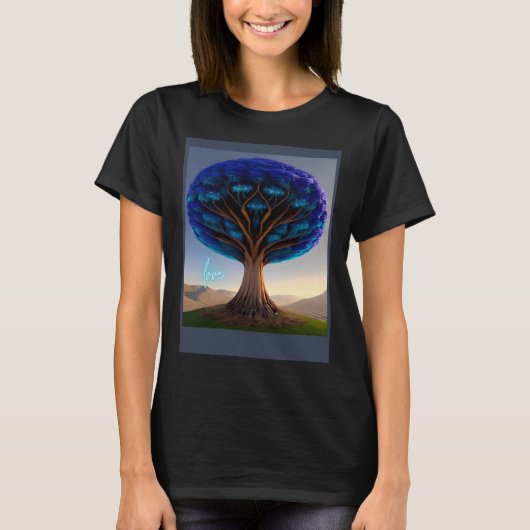 Beautiful Vibrant Tree Nature s Beauty  5 T-shirt (Voorkant)