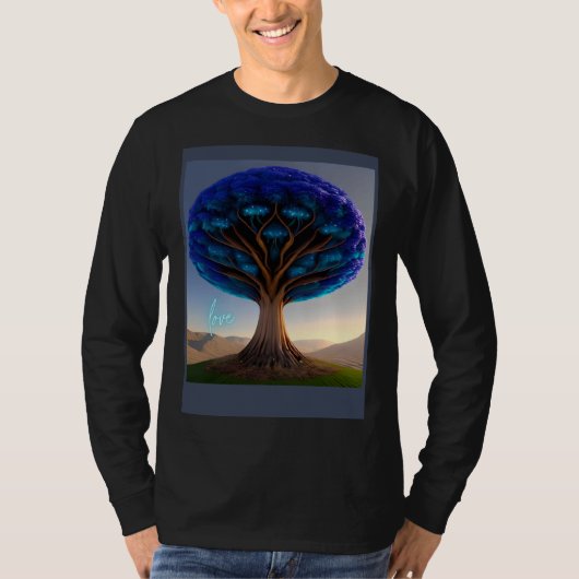 Beautiful Vibrant Tree Nature s Beauty  5 T-shirt (Voorkant)