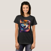 Beautiful Vibrant Wolf Nature s Beauty  4 T-shirt (Voorkant volledig)