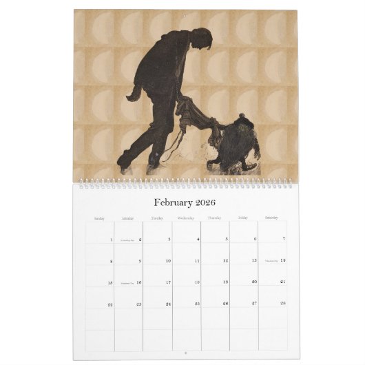 Beautiful Victorian John Bauer Illustrations Kalender (Feb 2026)