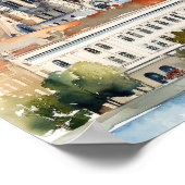 Beautiful Vienna Austria City View Painting Poster (Hoek)