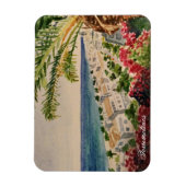 Beautiful view sea Torremolinos Spain Magneet (Verticaal)