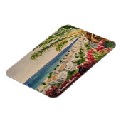 Beautiful view sea Torremolinos Spain Magneet (Linkerzijde)