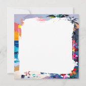 Beautiful Walk on the Beach Notitiekaartje (Achterkant)