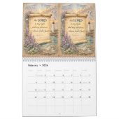 Beautiful Wall Calendar with Scripture Kalender (Feb 2026)