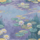 Beautiful Water Lilies Monet Art Sticker (Voorkant)