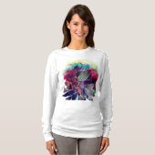 Beautiful Watercolor Blossom Flowers T-shirt (Voorkant volledig)