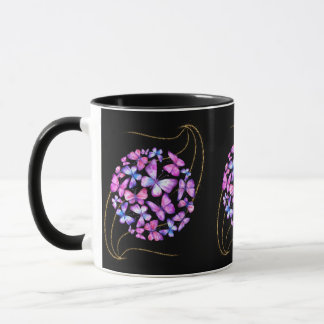 Beautiful Watercolor Butterflies with Gold Bling Mok