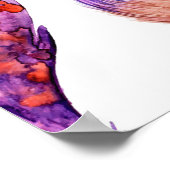 Beautiful Watercolor Feather Collection Poster (Hoek)