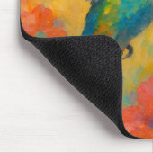 Beautiful Watercolor Hummingbird Mousepad Muismat (Hoek)