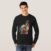 Beautiful Watercolor Kangaroo Portrait T-shirt (Voorkant volledig)