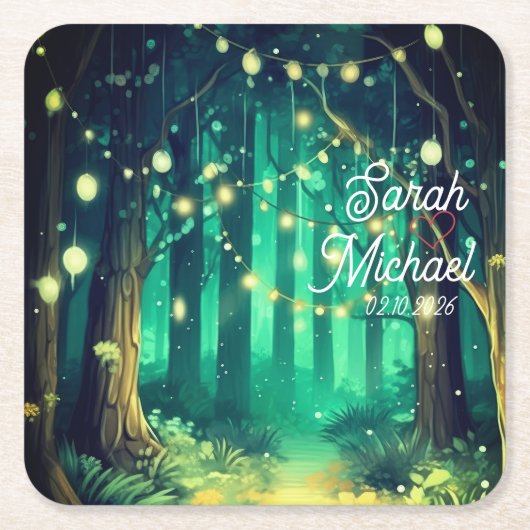 Beautiful Wedding Kartonnen Onderzetters (Voorkant)