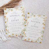 Beautiful White Flowers Spring Wedding Kaart