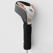 Beautiful White Siberian Husky Dog Golfheadcover (Schuin)