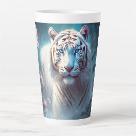 Beautiful White tiger Latte Mok