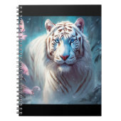 Beautiful White tiger Notitieboek (Voorkant)