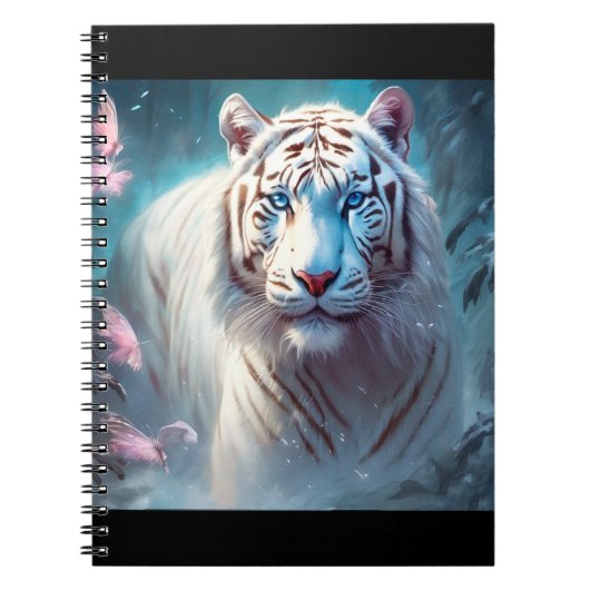 Beautiful White tiger Notitieboek (Voorkant)