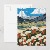 Beautiful Wildflower Meadow Landscape Briefkaart (Voorkant / Achterkant)
