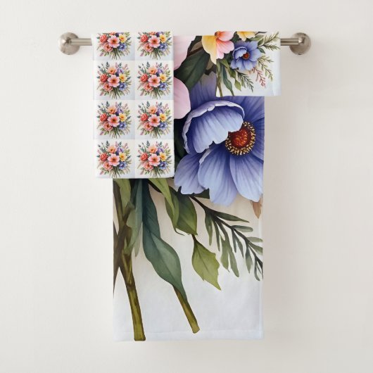 Beautiful Wildflowers Modern Luxury Collection Bad Handdoek (Insitu)
