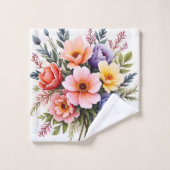 Beautiful Wildflowers Modern Luxury Collection Bad Handdoek (Wasdoekje)