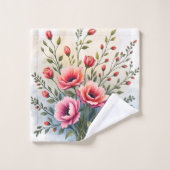 Beautiful Wildflowers Popular Luxury Collection Bad Handdoek (Wasdoekje)