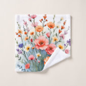 Beautiful Wildflowers Trendy Luxury Collection Bad Handdoek (Wasdoekje)