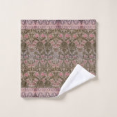 Beautiful William Morris Floral Lined in Pink Lace Bad Handdoek (Wasdoekje)