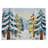 Beautiful Winder Scene | Enchanted Forest Groot Cadeauzakje (Voorkant)