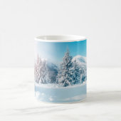 Beautiful winter nature landscape, amazing mountai koffiemok (Center)