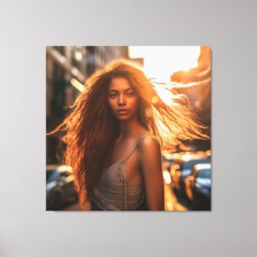 BEAUTIFUL WOMAN #12 CANVAS AFDRUK (Voorkant)