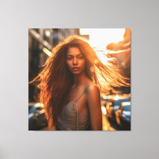 BEAUTIFUL WOMAN #12 CANVAS AFDRUK