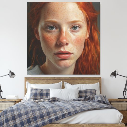BEAUTIFUL WOMAN #6 CANVAS AFDRUK (Insitu (Slaapkamer))