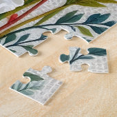 Beautiful Woman, Cat and Dandelions Legpuzzel (Zijkant)