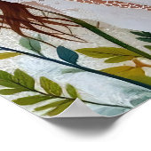 Beautiful Woman, Cat and Dandelions Poster (Hoek)