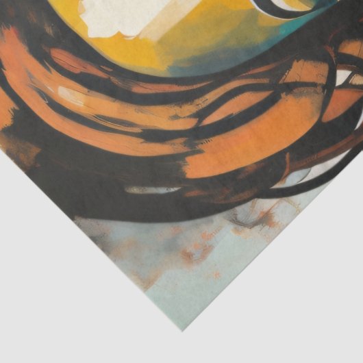 Beautiful Woman OFDT No6 Tissue paper Tissuepapier (Detail)