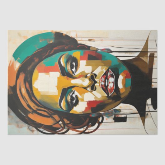 Beautiful Woman OFDT No6 Tissue paper Tissuepapier (Voorkant)