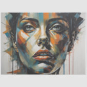 Beautiful Woman OFDT Tissue paper Tissuepapier (Voorkant)