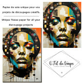 Beautiful Woman OFDT v2 Tissue paper Tissuepapier