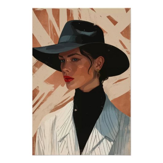 beautiful woman perfect poster (Voorkant)