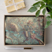 Beautiful Wonderland Cat and Alice Decoupage Tissuepapier (Geschenk)