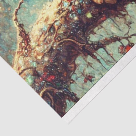 Beautiful Wonderland Cat and Alice Decoupage Tissuepapier (Detail)