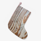 Beautiful wooden texture or backgroundabstract, gr kleine kerstsok (Voorkant (Hangend))