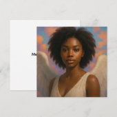 Beautiful Xmas angel card Feestdagenkaart (Voorkant / Achterkant)