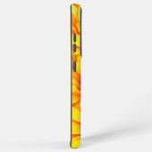 Beautiful yellow flower pattern samsung galaxy hoesje (Rechterkant)