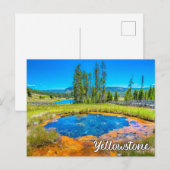 Beautiful Yellowstone National Park, Verenigde Sta Briefkaart (Voorkant / Achterkant)